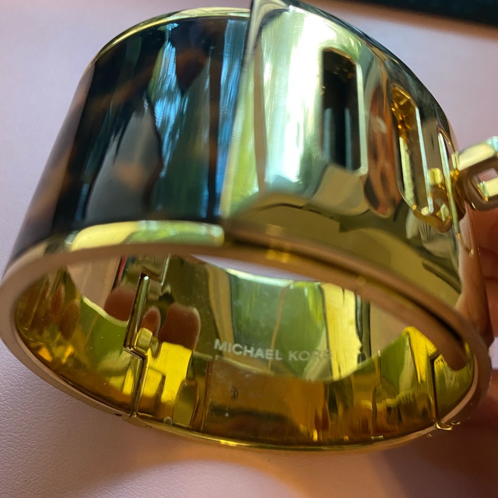 Michael Kors Gold and Brown Bracelet - Picture 3 of 5